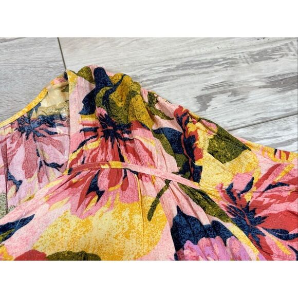 Terra & Sky full figure floral blouse plus size 4X - Picture 6 of 12